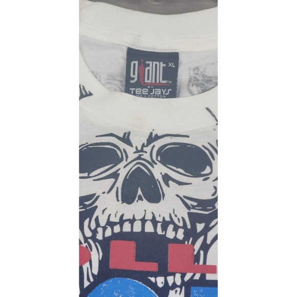 Rolling Stones Tshirt All Over Print Voodoo Lounge Modern 1994 US Tour XL Tongue - Picture 5 of 11